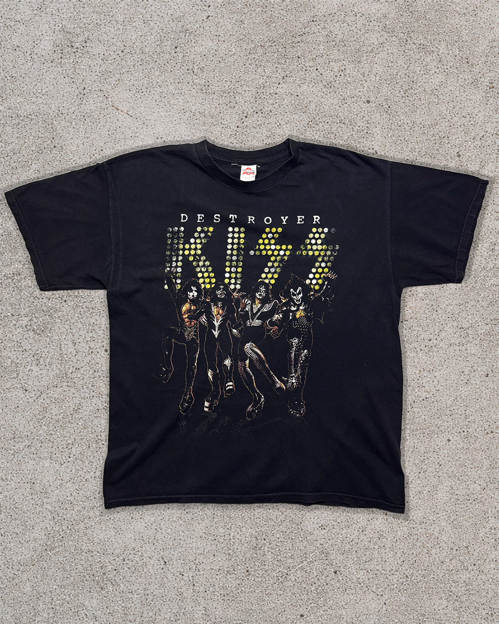 Vintage KISS Destroyer Rock Band T-Shirt - XL