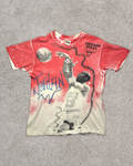Vintage 90's Michael Jordan Magic Johnson AOP T-Shirt - L