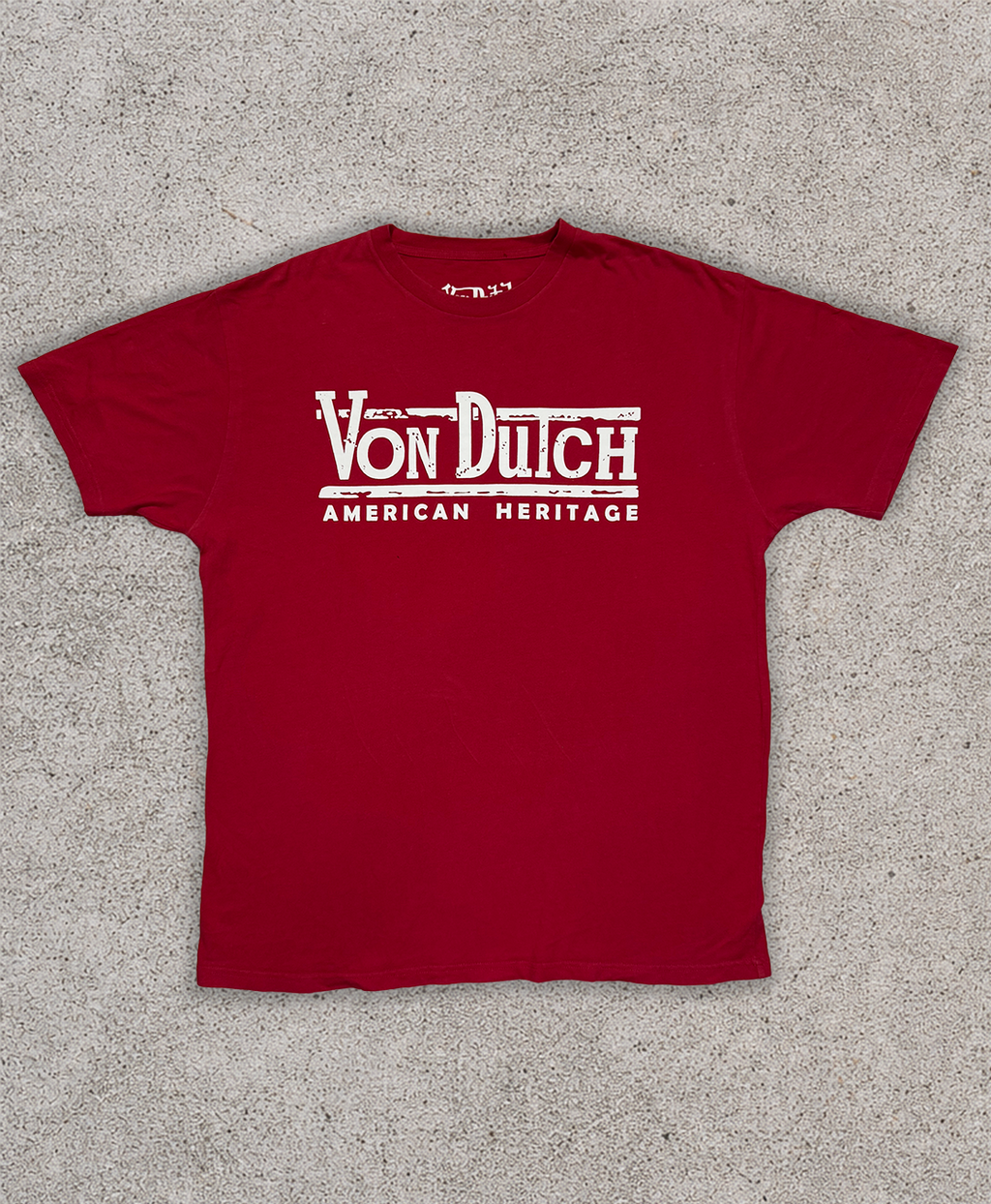 Von Dutch Red Y2K Tee - XL