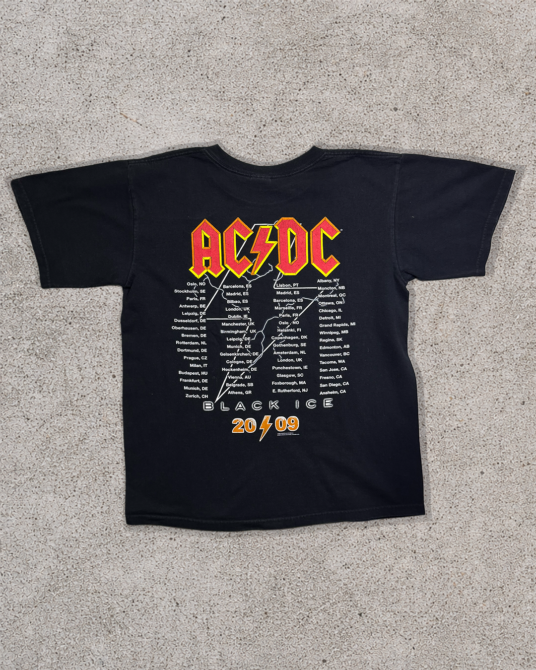 Vintage AC/DC 2010 Tour T-shirt - M