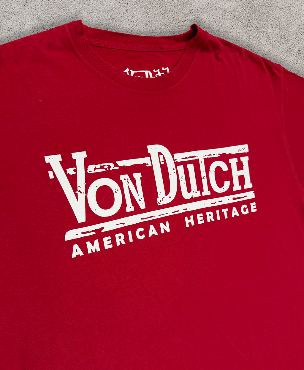 Von Dutch Red Y2K Tee - XL