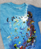 Liquid Blue Retro Tie Die Tee - XL
