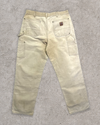 Beige Carhartt Double Knee Pants - 34x32
