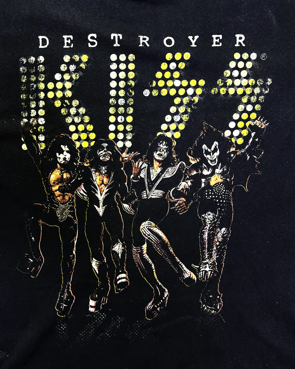 Vintage KISS Destroyer Rock Band T-Shirt - XL