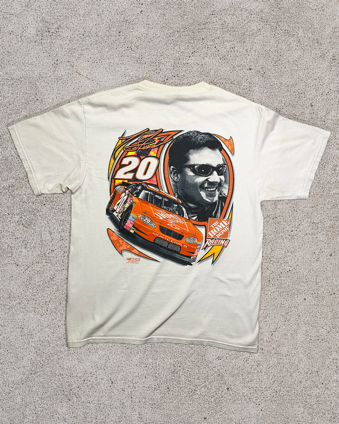 Vintage Tony The Stewart Home Deopt AOP Nascar T-Shirt - L