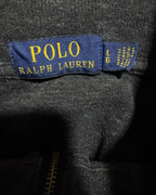Charcoal Black Ralph Lauren Quarter Zip - L