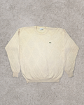 Beige Lacoste Knitted Sweater - 2XL