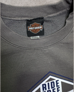 Grey Vintage Harley Davidson Sweatshirt - XL