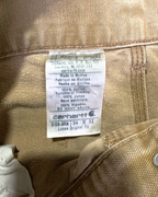 Beige Carhartt Double Knee Pants - 34x32