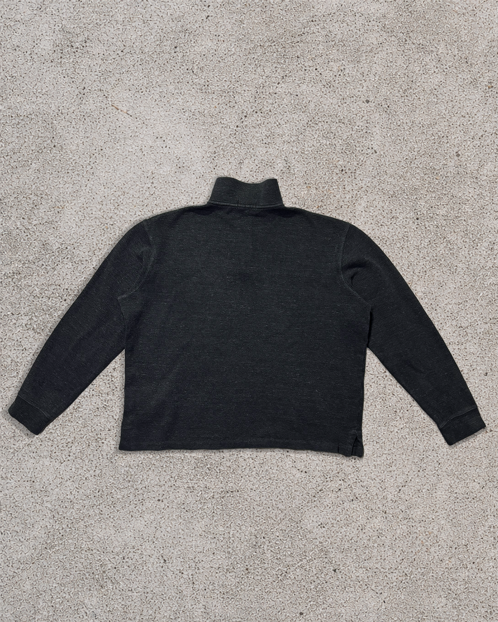 Charcoal Black Ralph Lauren Quarter Zip - L