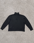 Charcoal Black Ralph Lauren Quarter Zip - L
