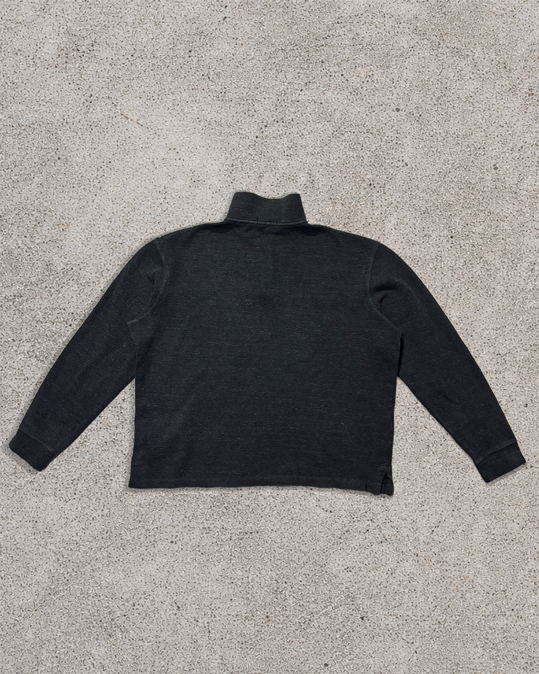 Charcoal Black Ralph Lauren Quarter Zip - L