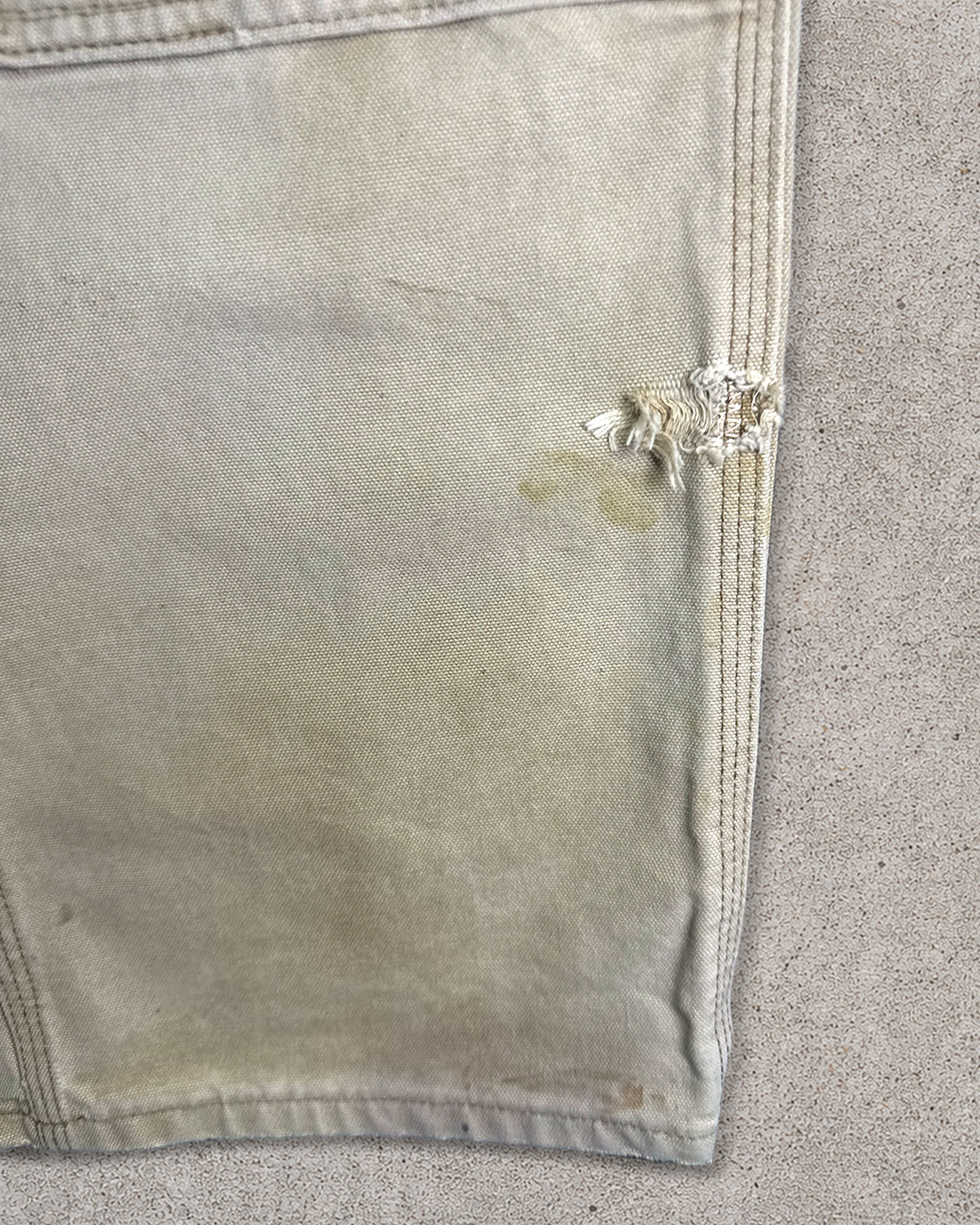 Beige Carhartt Double Knee Pants - 34x32