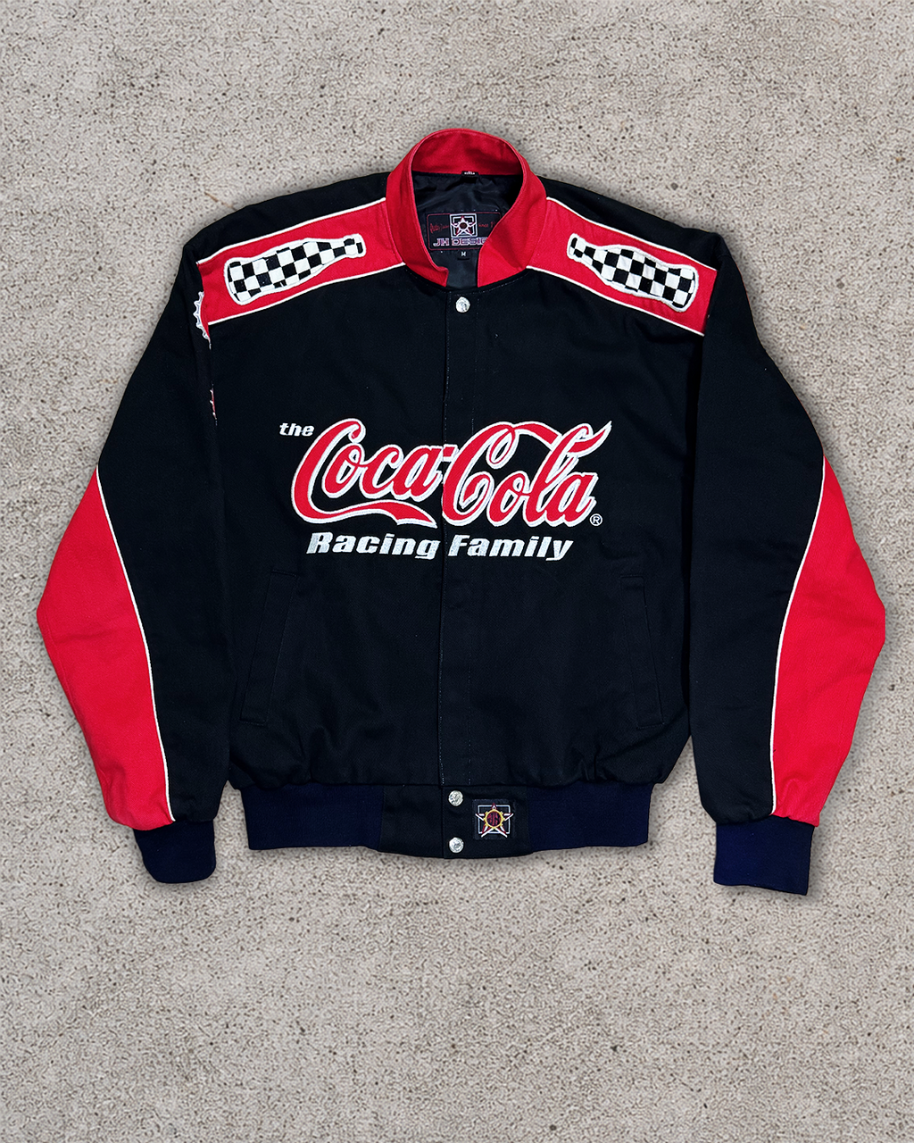 Vintage 2004 Jeff Hamilton Coca Cola Racing Jacket - M