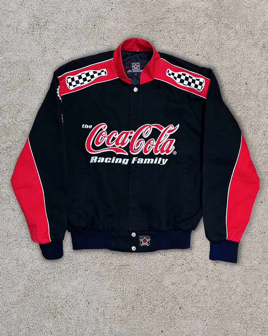 Vintage 2004 Jeff Hamilton Coca Cola Racing Jacket - M