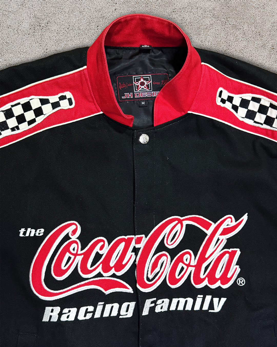 Vintage 2004 Jeff Hamilton Coca Cola Racing Jacket - M