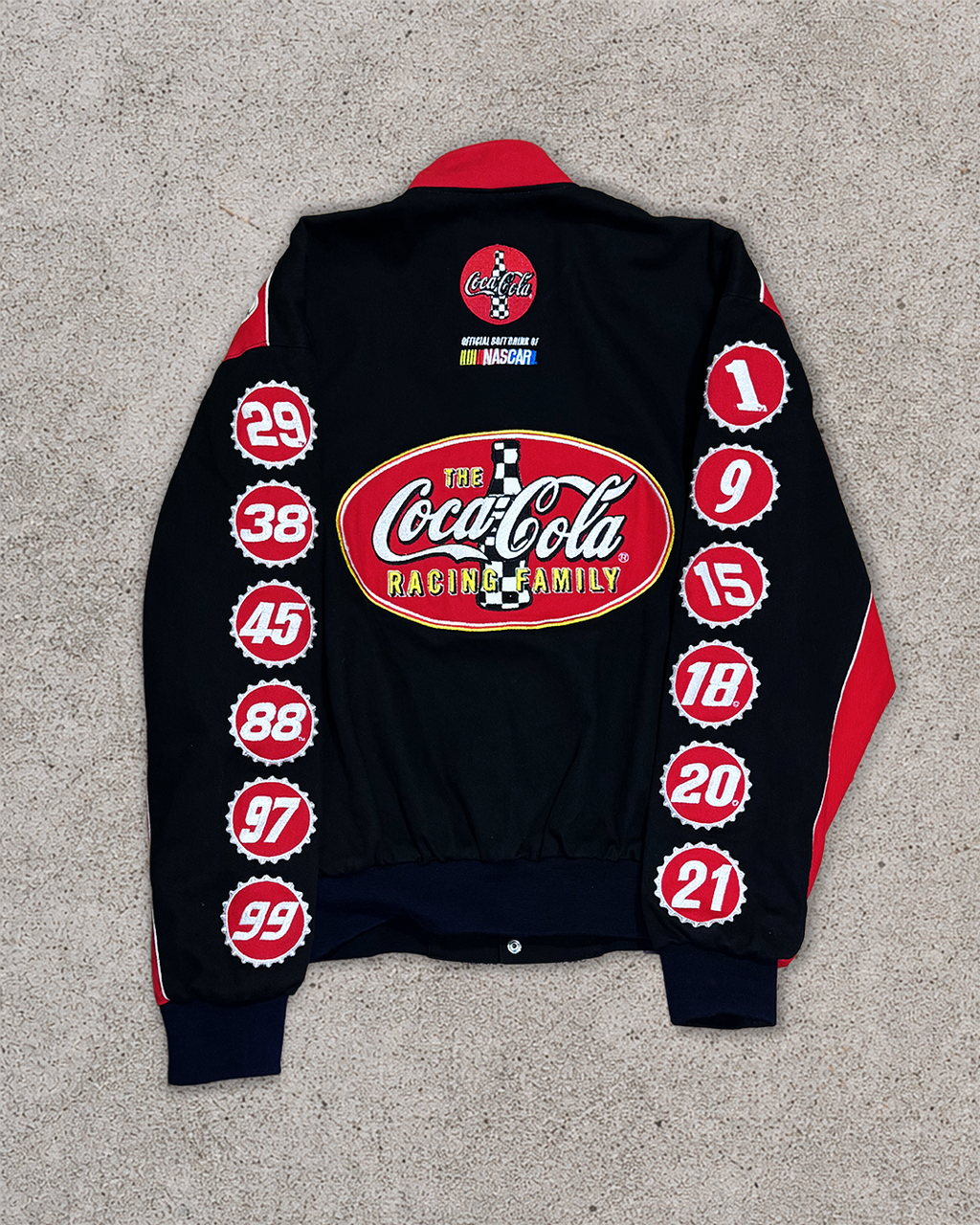 Vintage 2004 Jeff Hamilton Coca Cola Racing Jacket - M