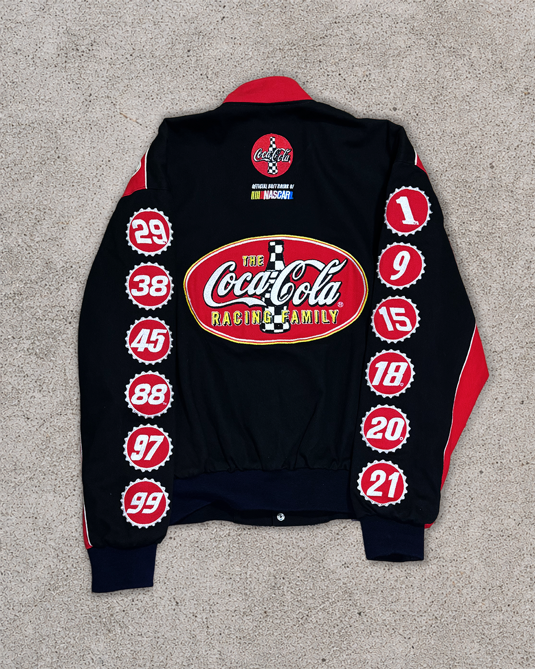 Vintage 2004 Jeff Hamilton Coca Cola Racing Jacket - M